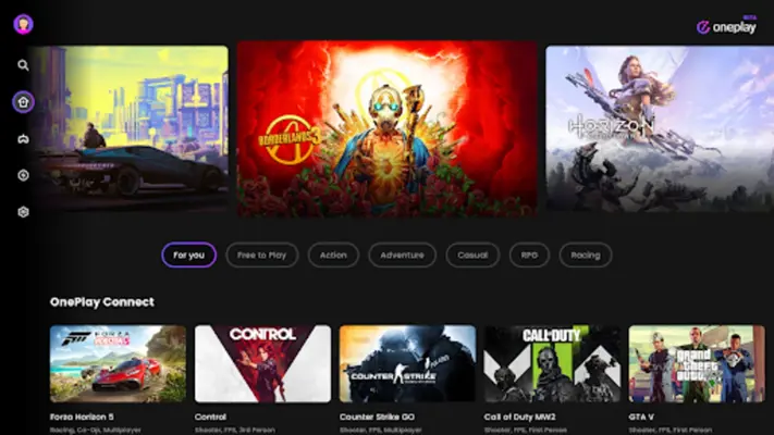 OnePlay Cloud Gaming android App screenshot 4