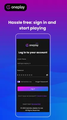 OnePlay Cloud Gaming android App screenshot 8